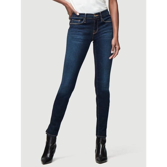 Frame Denim Denim - Frame Denim Jeans 25 Blue Le Skinny De Jeanne Mid Rise Fellah